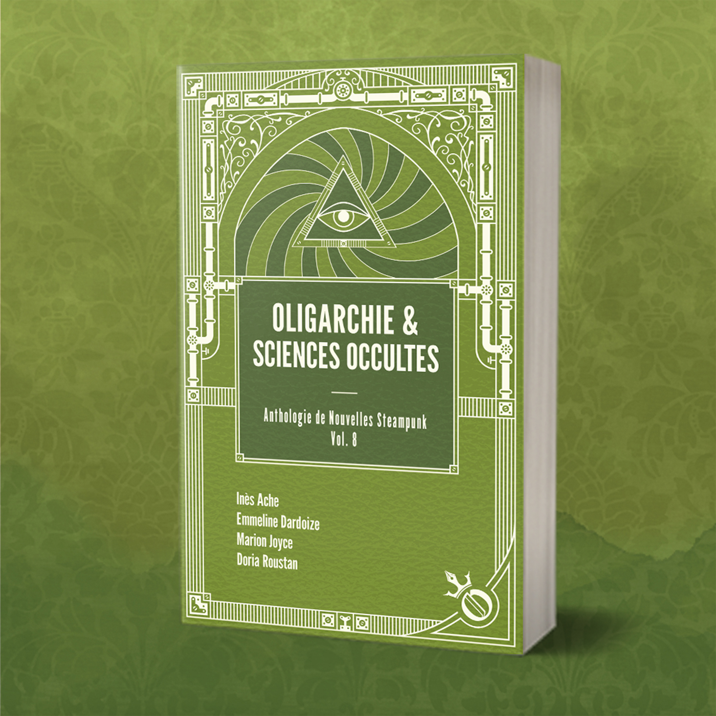 Antho 8 - Mockup Oligarchie et sciences occultes anthologie steampunk vol 8